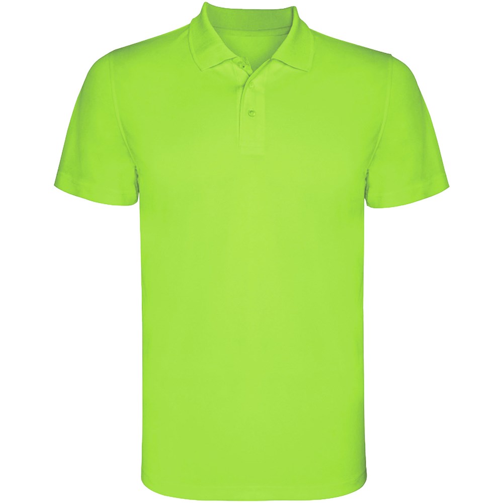 Polo sport Monzha à manches courtes pour enfant Citron vert