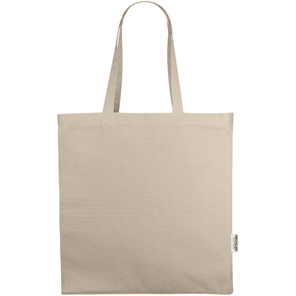 Odessa 220 g/m² recycelte Baumwoll Tragetasche 13L natur