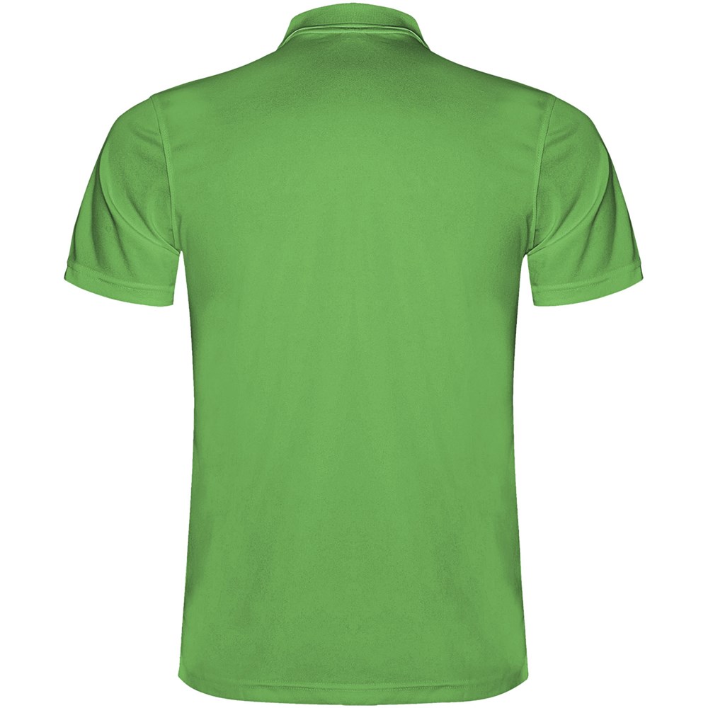 Polo sport Monzha à manches courtes pour homme Vert fougère
