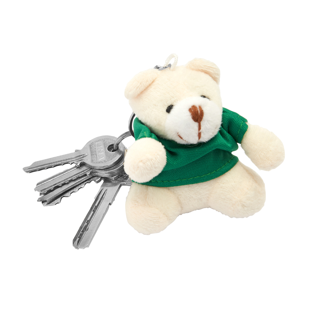 Schlüsselanhänger Teddy grün