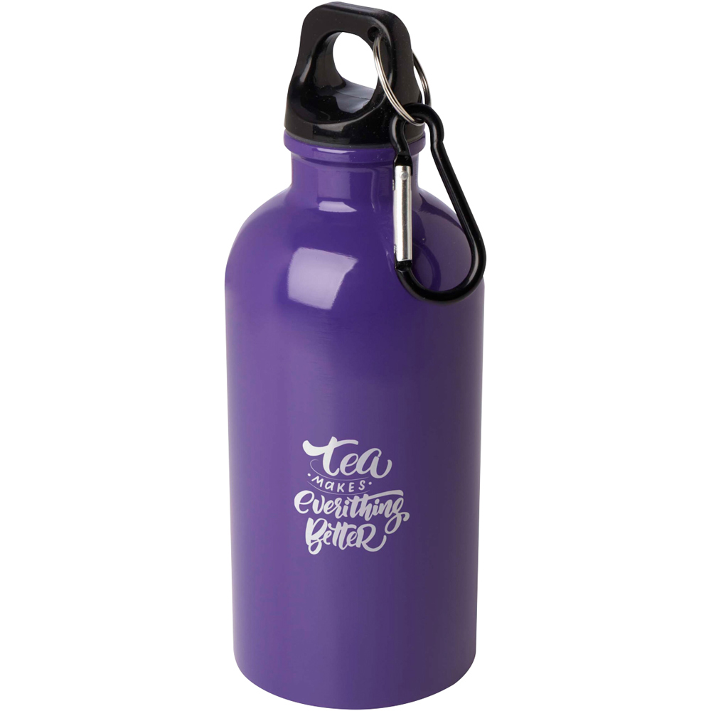 Trinkflasche 400 ml 360 Grad lila