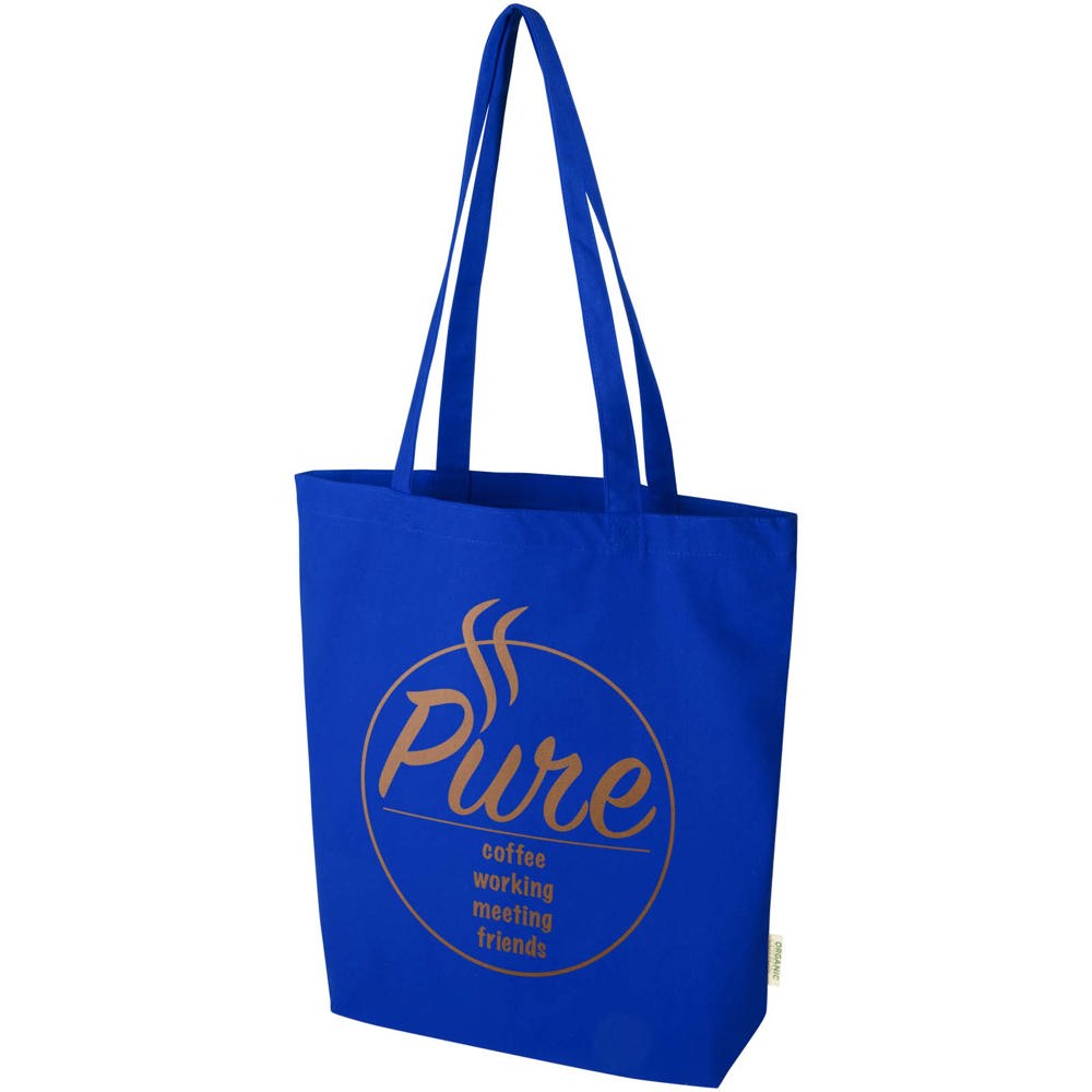 Orissa 270 g/m² Tragetasche aus Bio-Baumwolle 10L royalblau