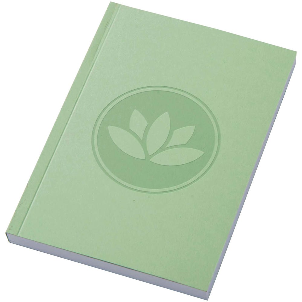 Novella Austen A6 Softcover Notizbuch aus Recyclingmaterial – 100 Blatt grün