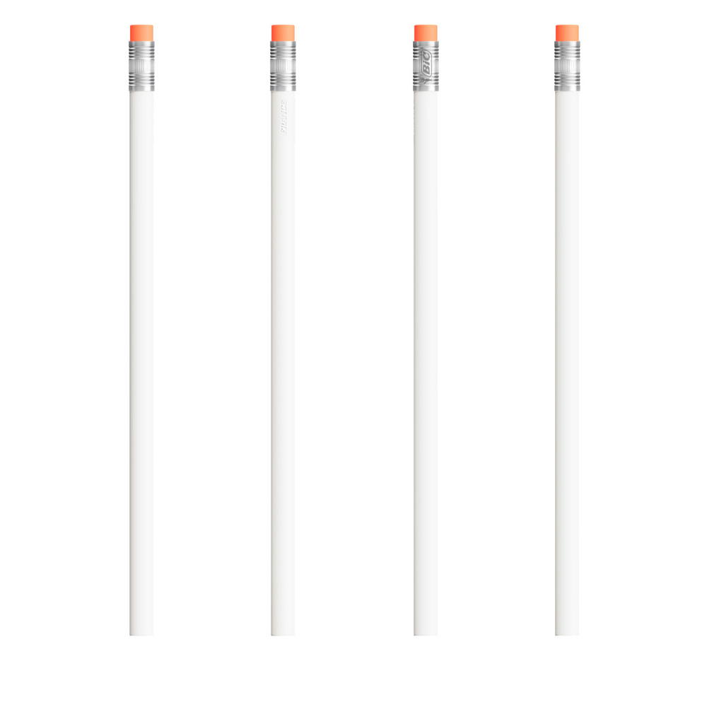 Crayon avec gomme BIC Evolution Ecolutions orange