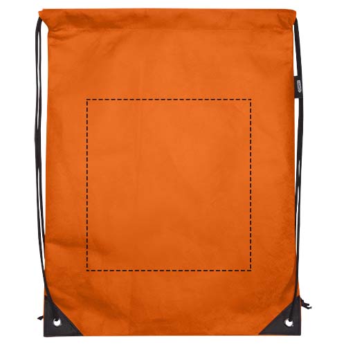 Evergreen Sportbeutel aus recyceltem GRS Non Woven 5 L Orange