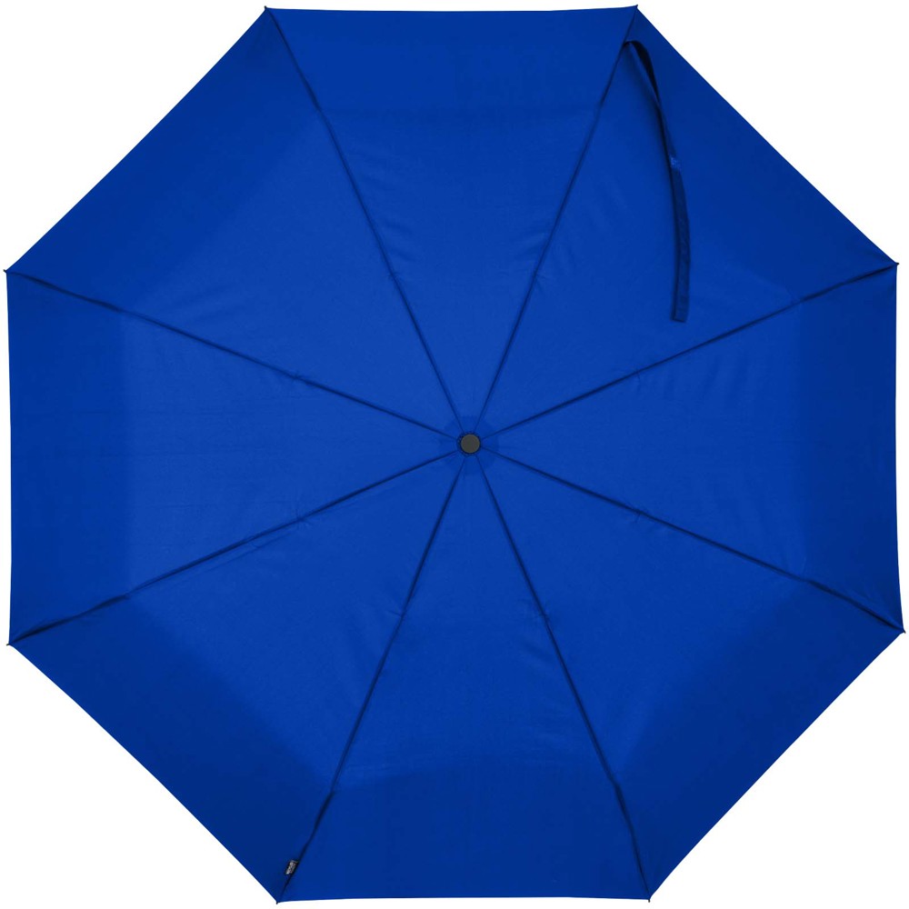Parapluie pliable Gale de 69 cm à ouverture et fermeture automatiques en RPET Bleu royal