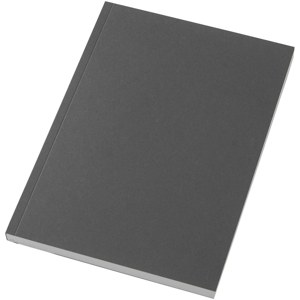 Novella Austen A5 Softcover Notizbuch aus Recyclingmaterial – 100 Blatt kohle