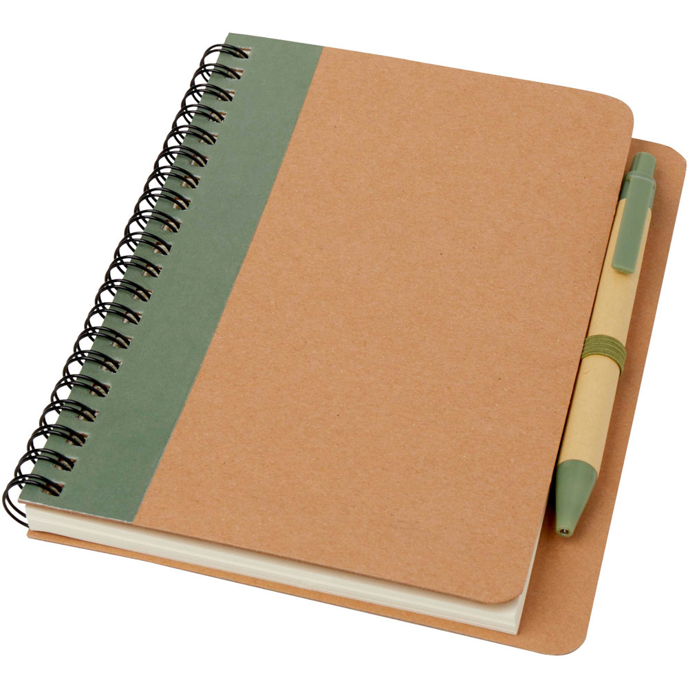 Carnet de notes Recyclé vert