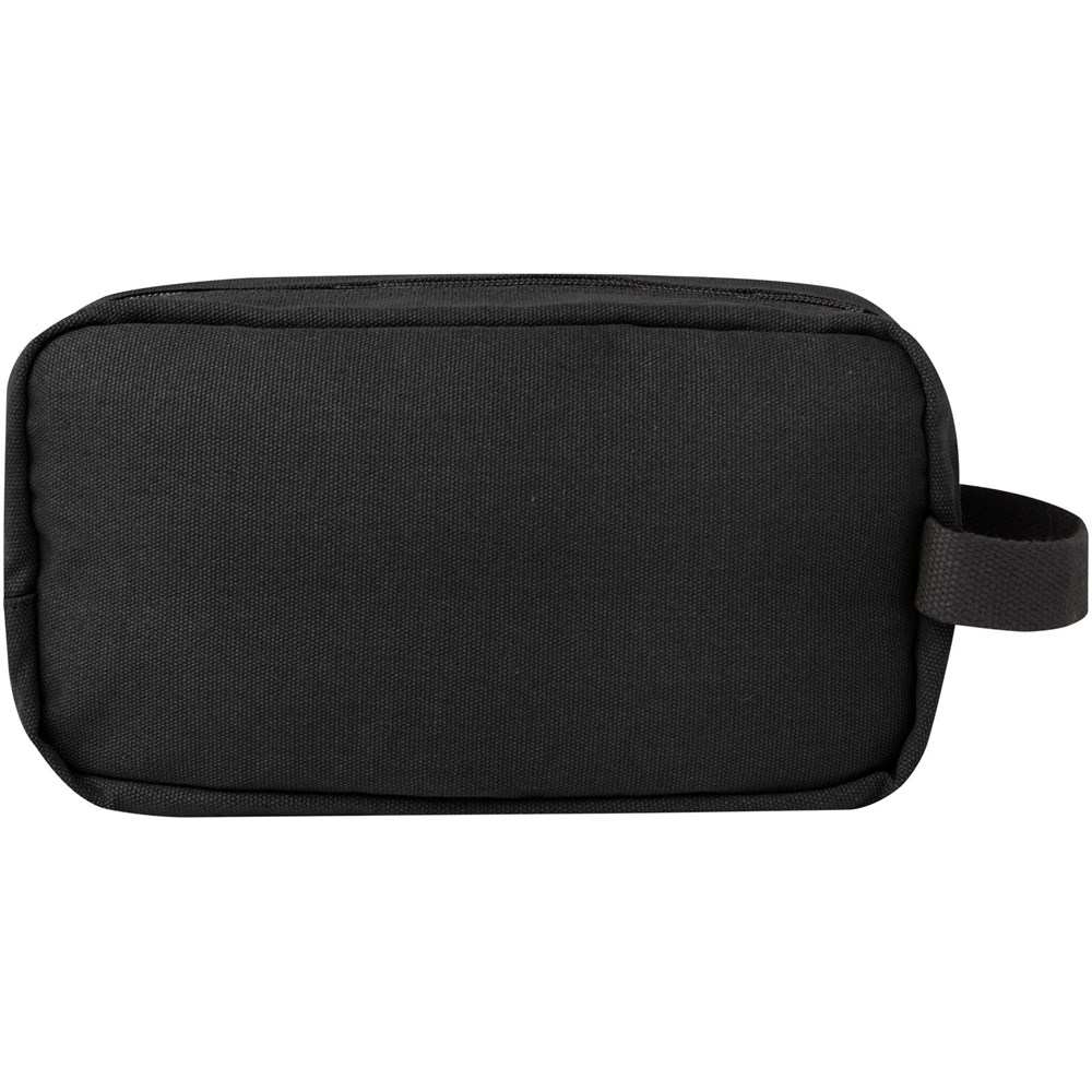 Joey Kosmetiktasche aus GRS recyceltem Canvas 3,5 L Schwarz