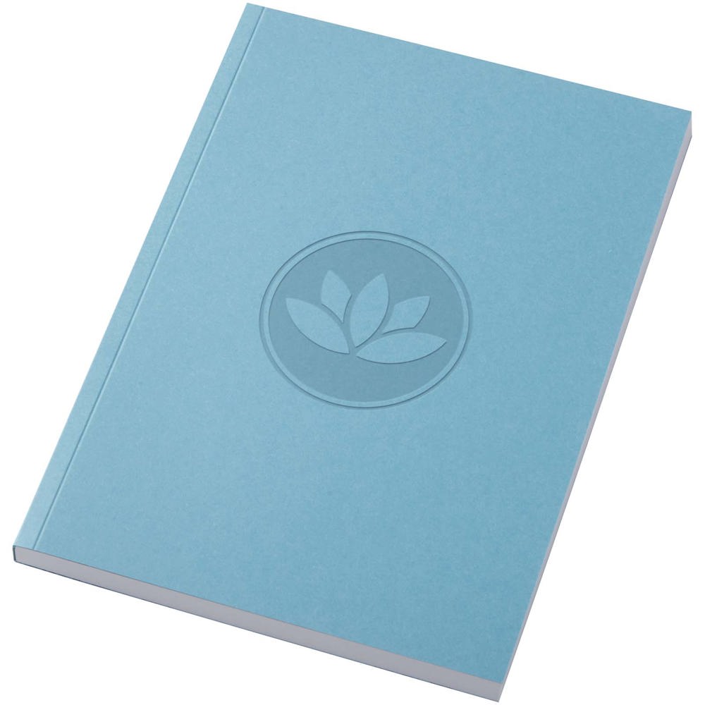 Novella Austen A5 Softcover Notizbuch aus Recyclingmaterial – 100 Blatt blau
