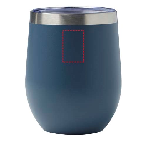 Gobelet isotherme Corzo 350 ml en cuivre inoxydable recyclé certifié RCS Hale Blue
