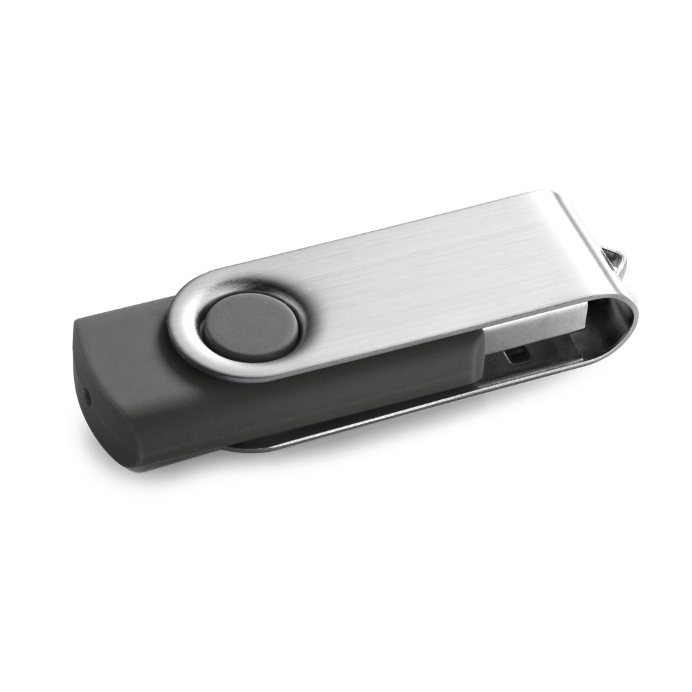 CLAUDIUS 8GB USB-Stick 8 GB mit Metallclip grau