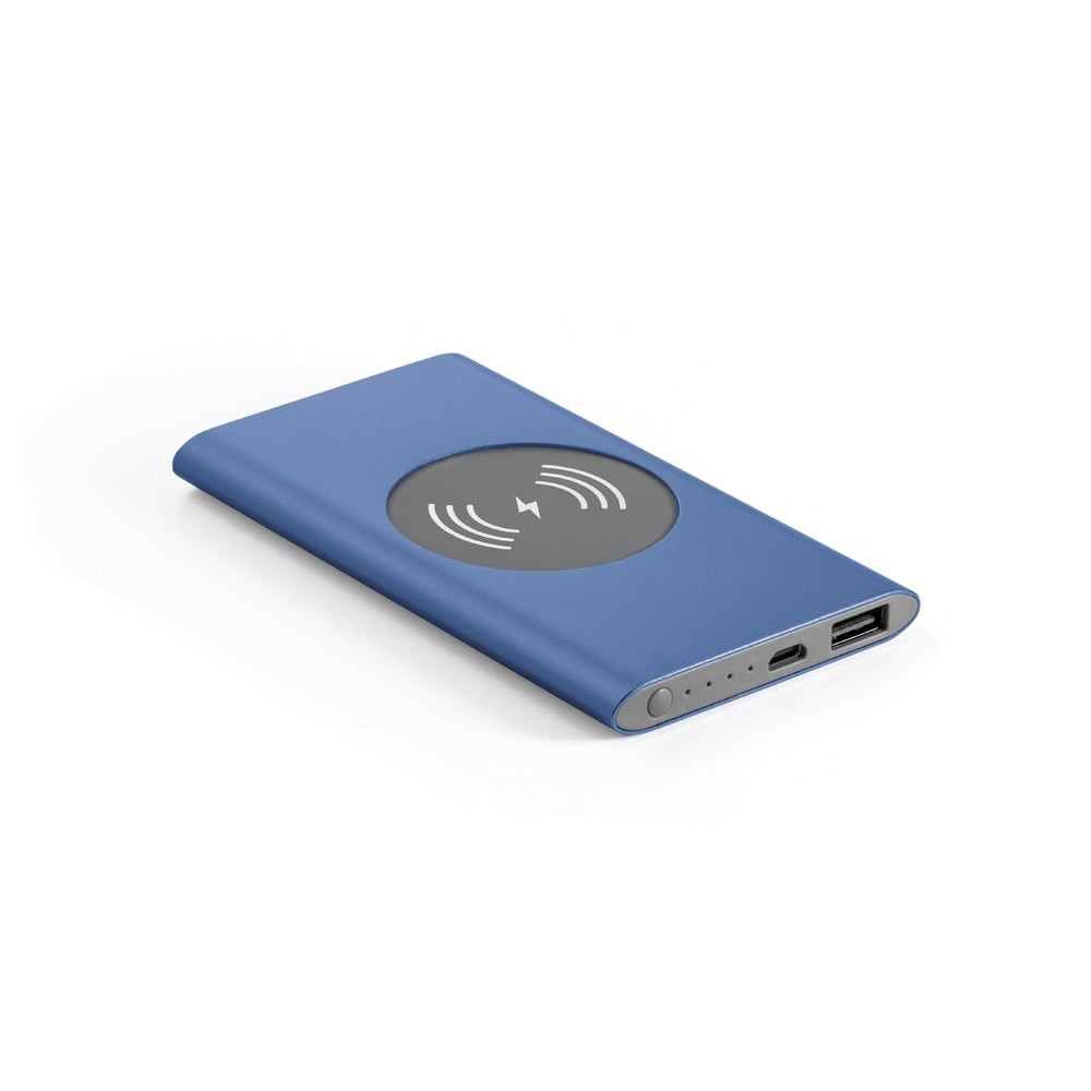 CASSINI. Induktive Powerbank aus Aluminium 4'000 mAh