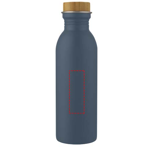 Bouteille de sport Kalix 650 ml en acier inoxydable Bleu glacier