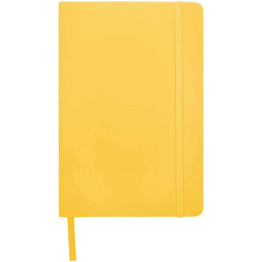 Carnet de notes A5 Spectrum à couverture rigide jaune
