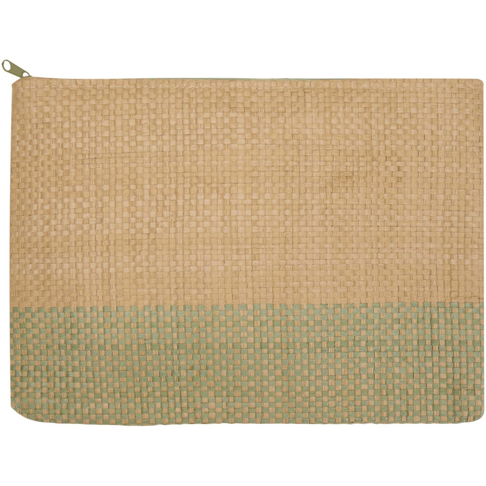 Rhythm Strohpapier Beutel mit Reissverschluss, 3 l heather grün