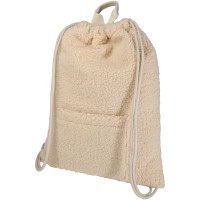 Sac à dos avec cordon sherpa recyclé GRS de 9 L Bear