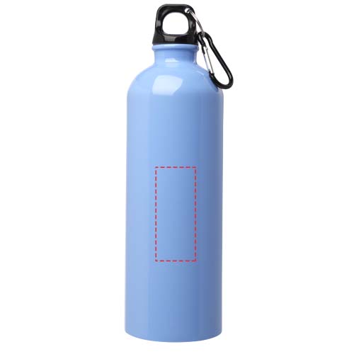 Oregon 750 ml RCS-zertifizierte, einwandige Trinkflasche aus Edelstahl mit Karabinerhaken Cloud Blue