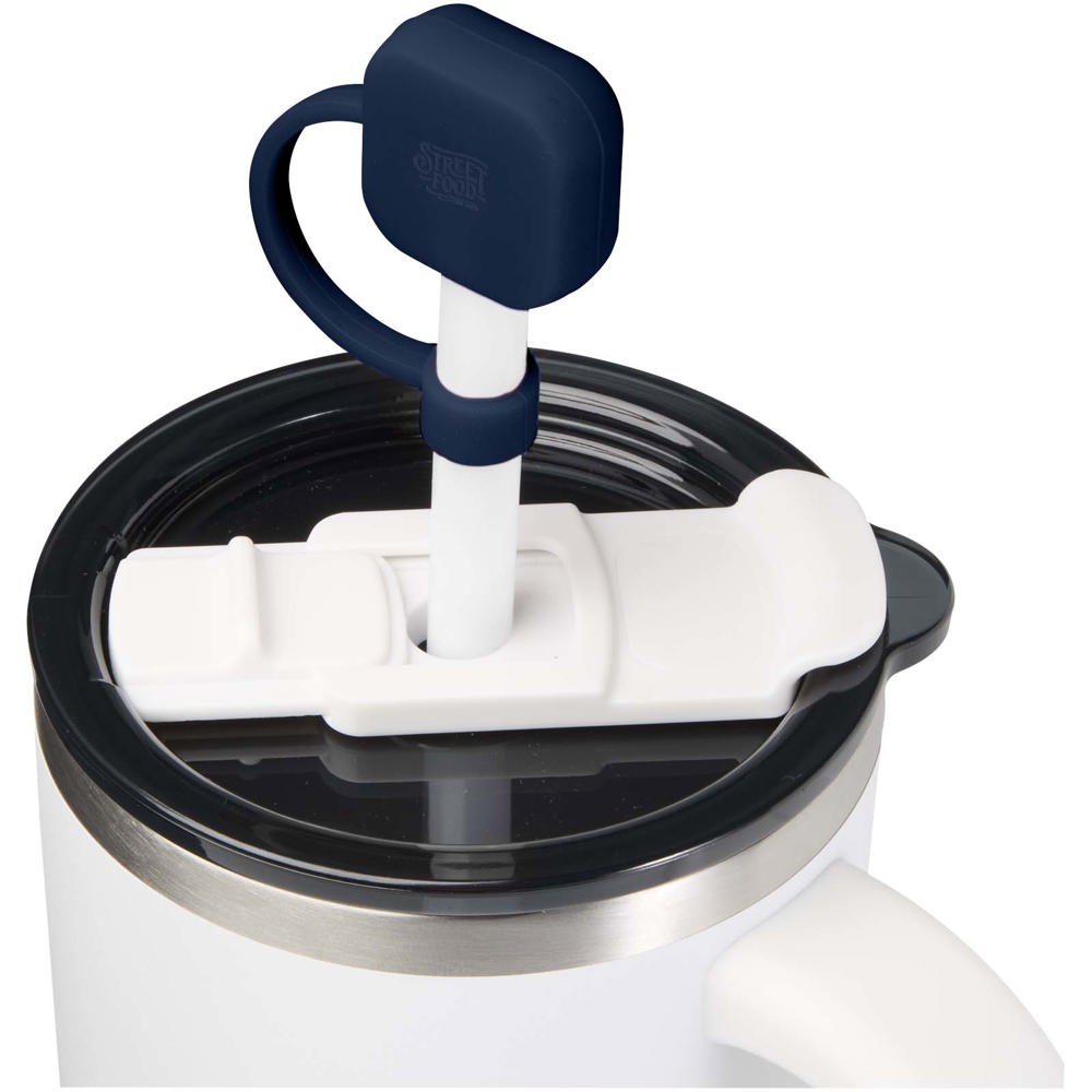 Sip Trinkhalm Abdeckung aus Silikon navy