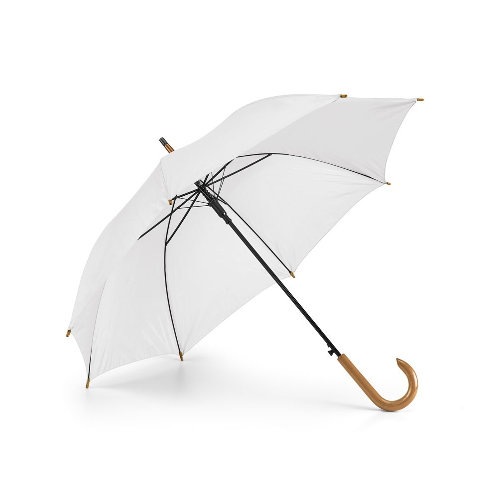 PATTI Parapluie en polyester 190T avec ouverture automatique Blanc