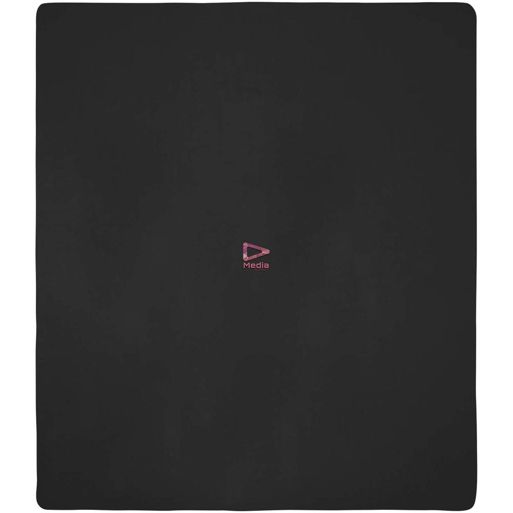 Huggy Fleecedecke mit Hülle 220 × 250 cm schwarz