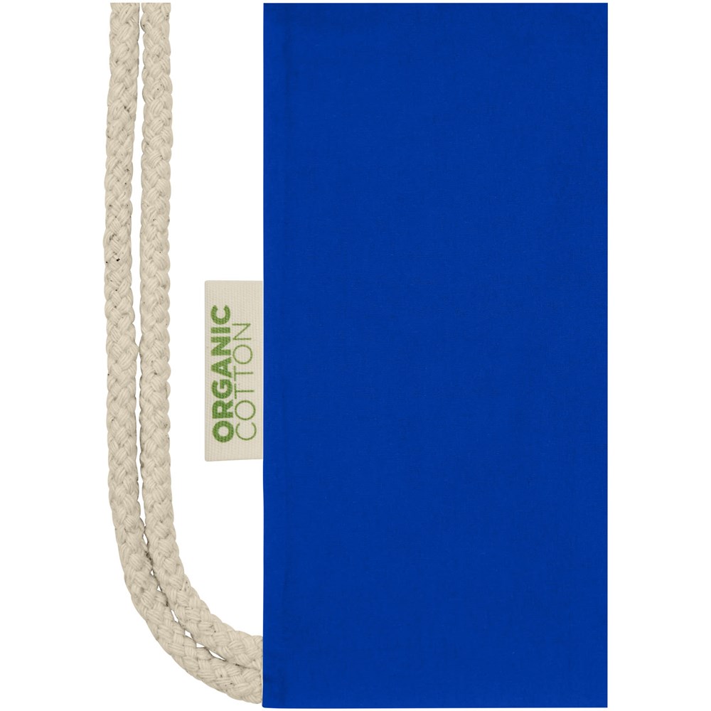Orissa 140 g/m² Turnbeutel aus Bio-Baumwolle 5L royalblau