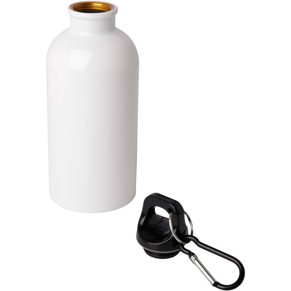 Trinkflasche 400 ml 360 Grad weiss