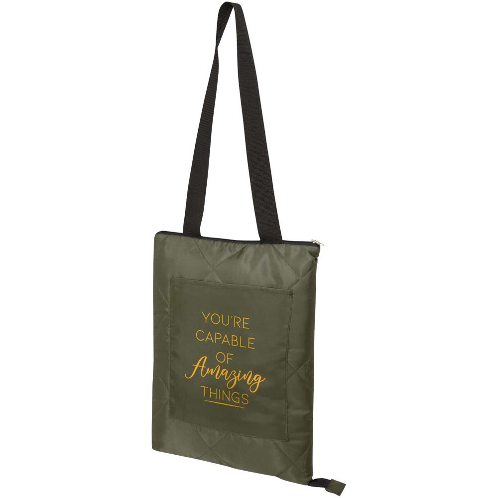 Clary Picknickdecke aus Recyceltem GRS-Polyester waldgrün
