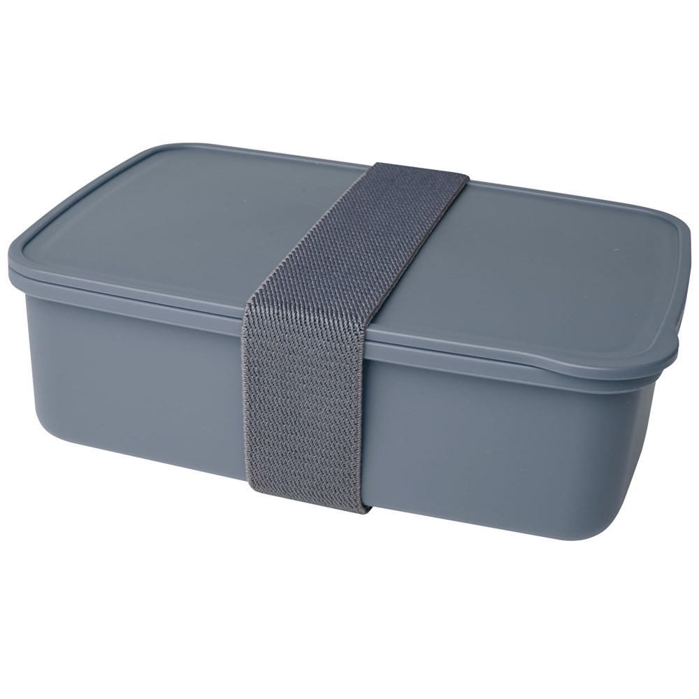 Boîte à lunch Dovi en plastique recyclé Gris ardoise