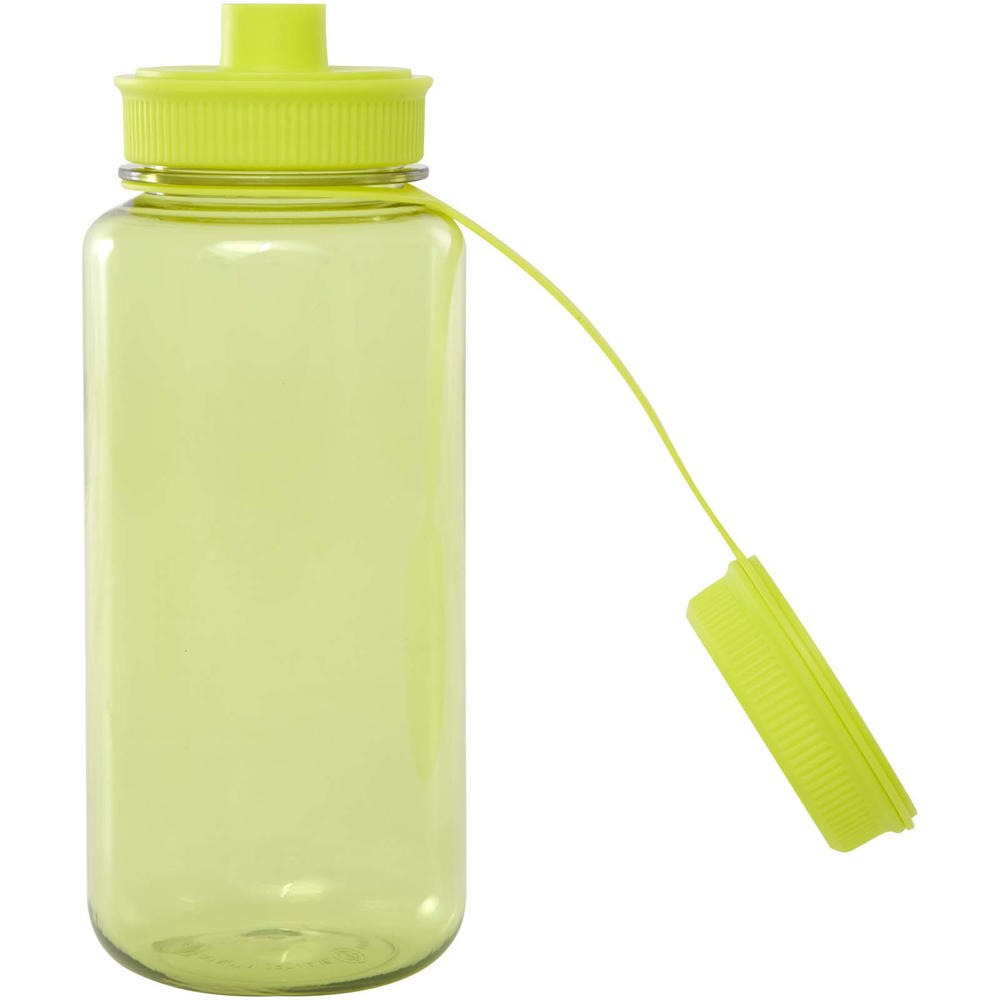 Bouteille sport Ryder de 900 ml en RPET certifié RCS avec couvercle multifonctions Citron vert