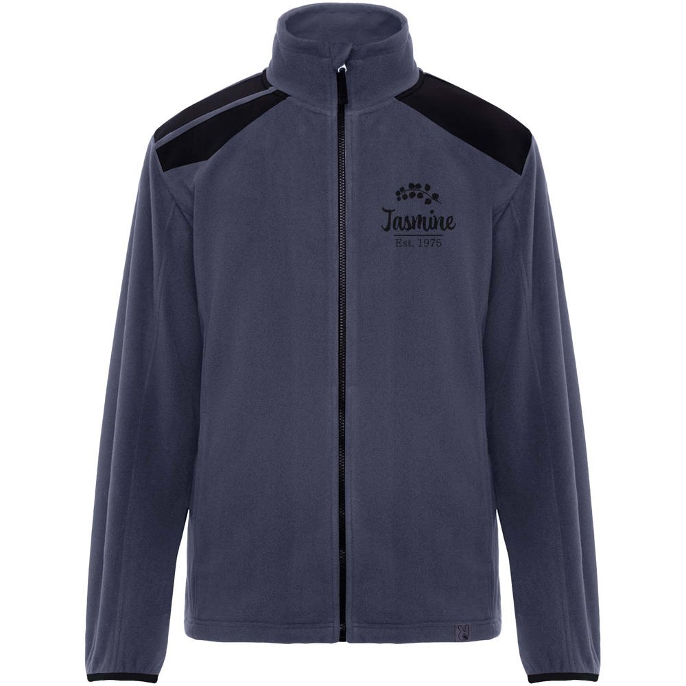 Terrano Mikrofleecejacke, unisex blei, schwarz