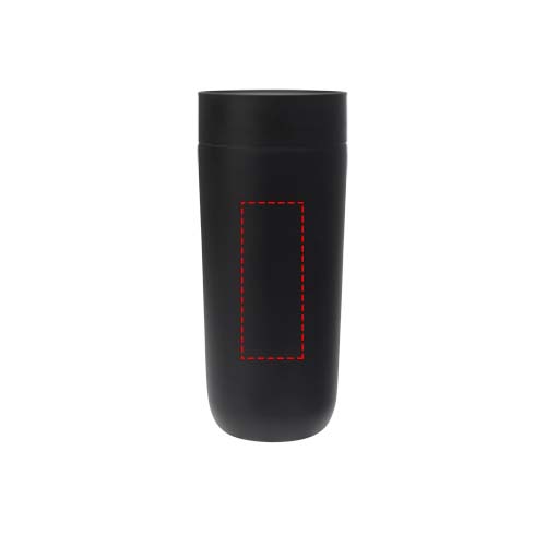 Gobelet Camden de 350 ml en acier inoxydable certifié RCS Noir