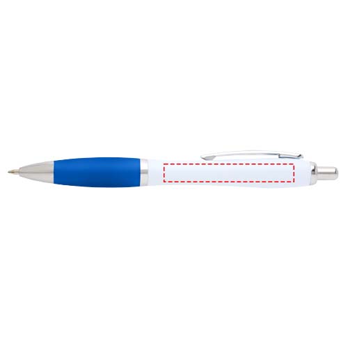 Stylo bille Nash en plastique recyclé (encre noire) Vert eau