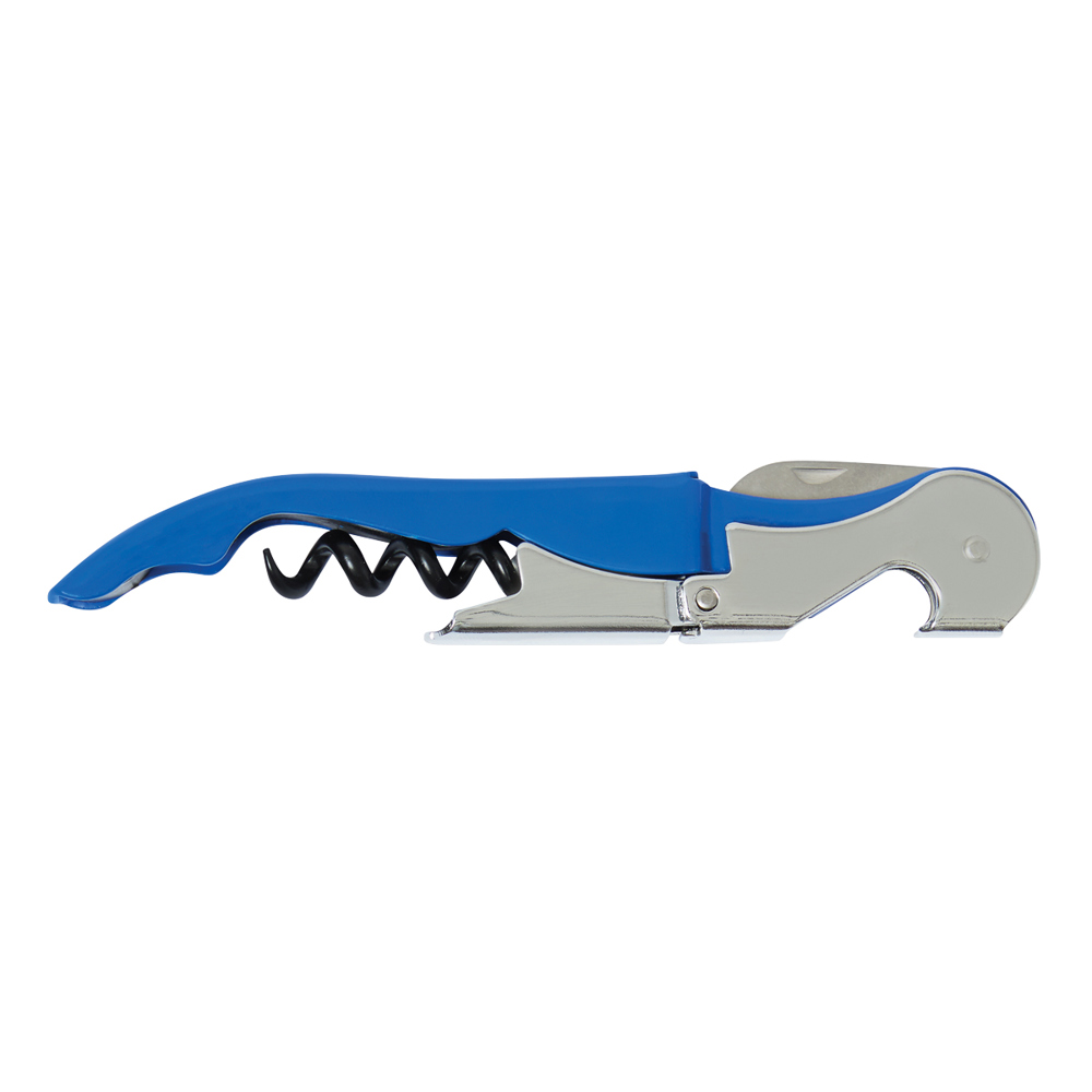 Kellnermesser Doppelhebel blau