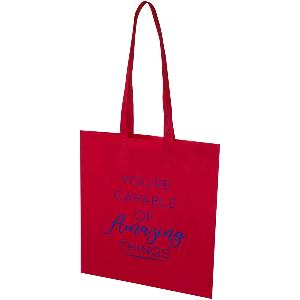 Sac shopping convention EcoSeal de 6 L non tissé en matériaux recyclés certifiés GRS Rouge