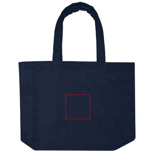 Siam GRS-recycelte Strandtragetasche aus Frottee 13 L navy