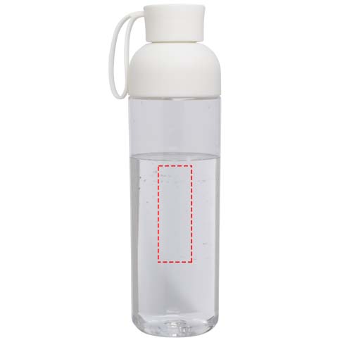 Illuminate 600 ml RPET-Wasserflasche weiss