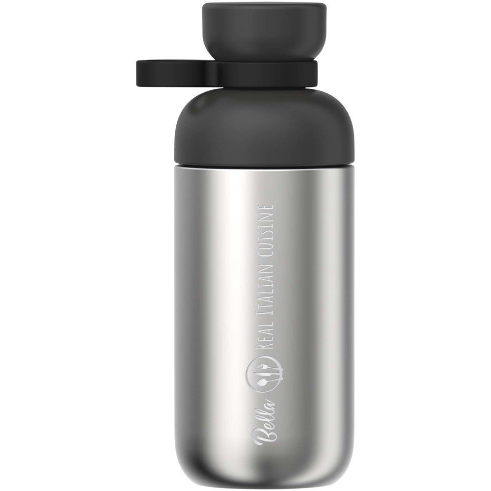 Gourde Mepal Vita de 500 ml en acier inoxydable recyclé Noir