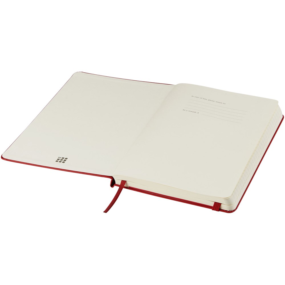 Moleskine Classic Hardcover Notizbuch L – liniert Rouge écarlate