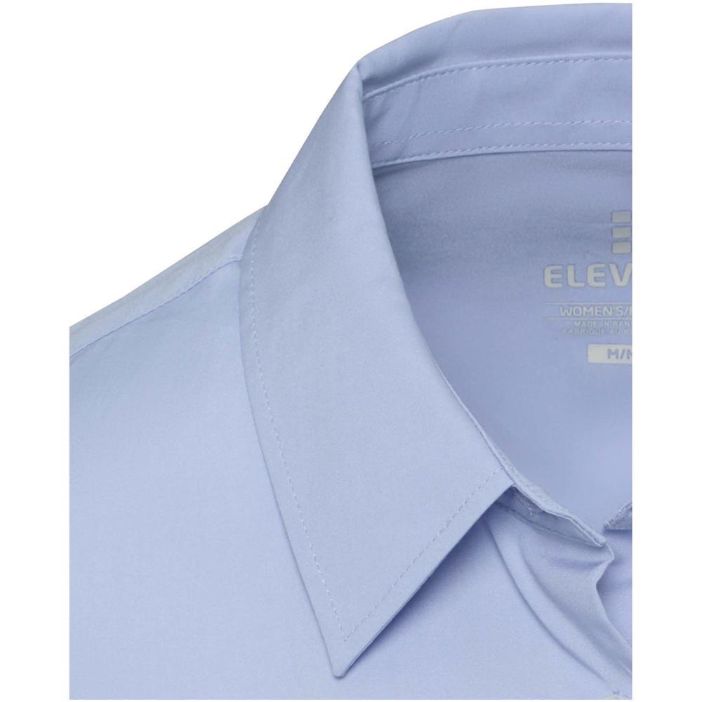 Carnelian Popeline Bluse hellblau