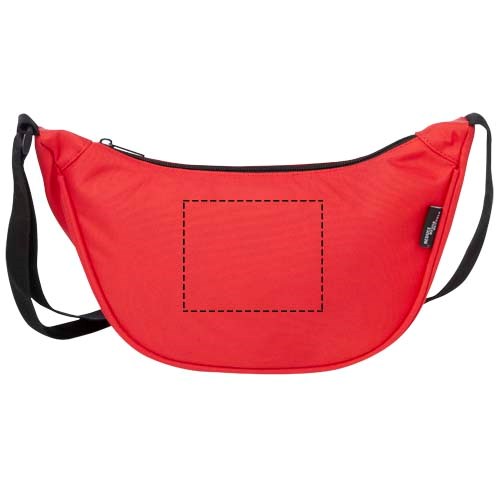 Byron Gürteltasche aus Recyclingmaterial 1,5 L rot