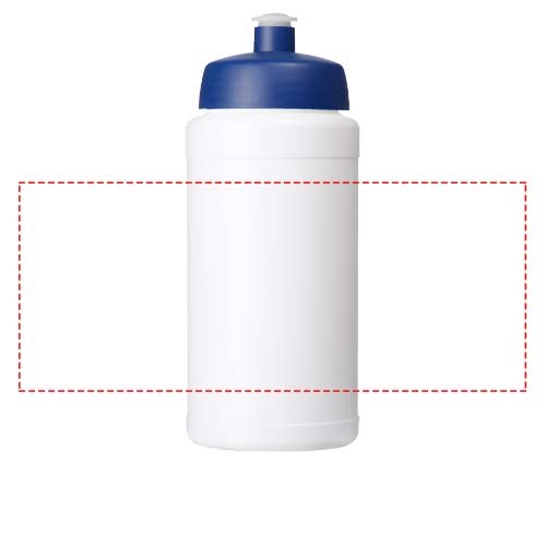 Baseline® Plus 500 ml Sportflasche blau, weiss