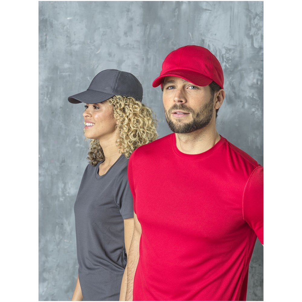 Cerus Cool Fit Kappe mit 6 Segmenten rot