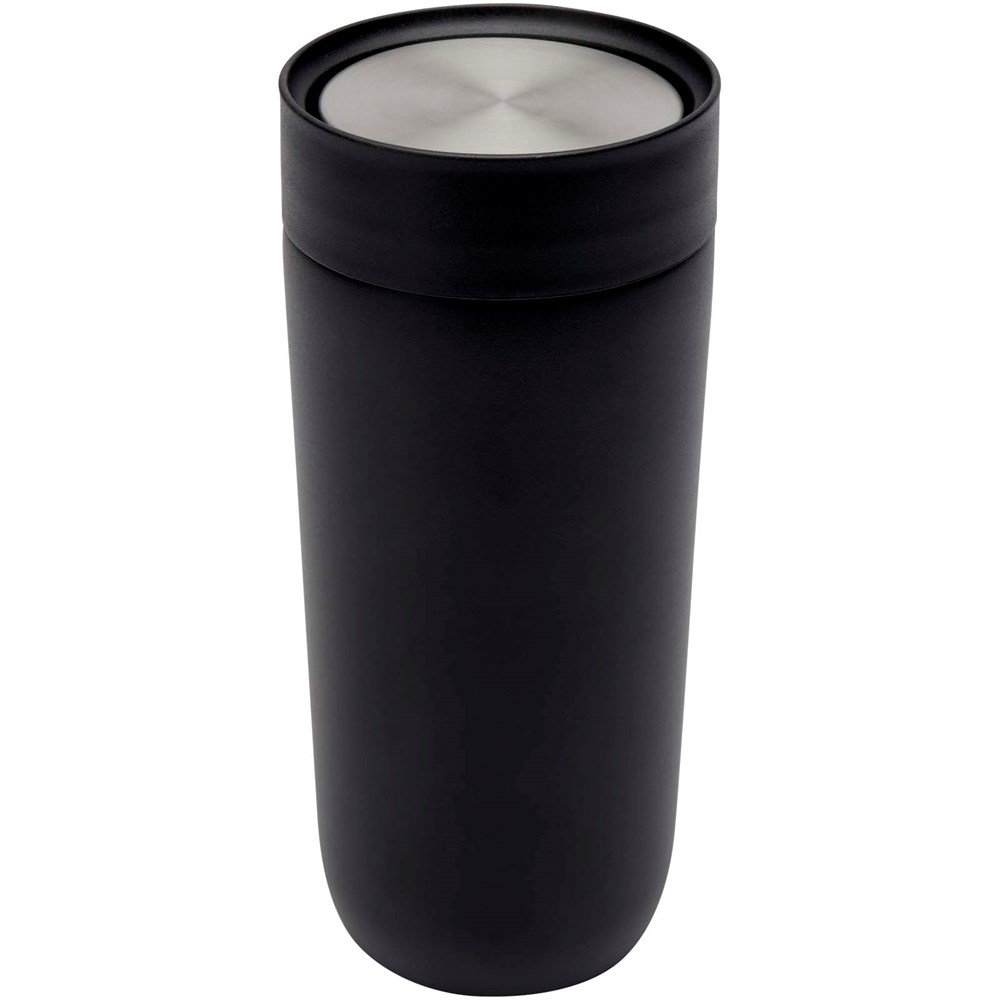Gobelet Camden de 350 ml en acier inoxydable certifié RCS Noir