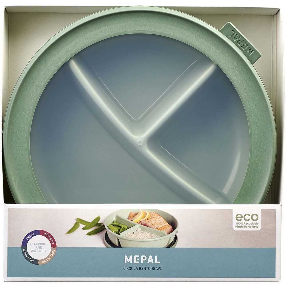 Mepal Cirqula 250+250+500 ml Bento Bowl salbei