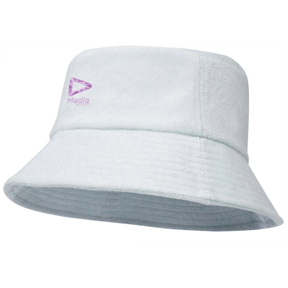 Chapeau anti-UV Melo en tissu éponge recyclé GRS Cloud Blue