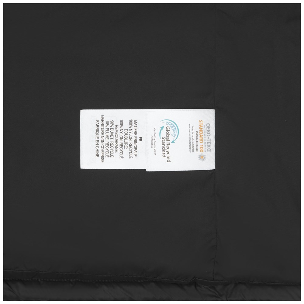 Veste duvet isotherme Petalite recyclée certifiée GRS pour homme Noir