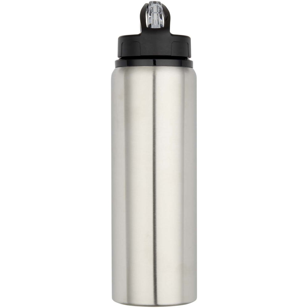 Fitz 800 ml RCS-zertifizierte, einwandige Trinkflasche aus recyceltem Edelstahl grau