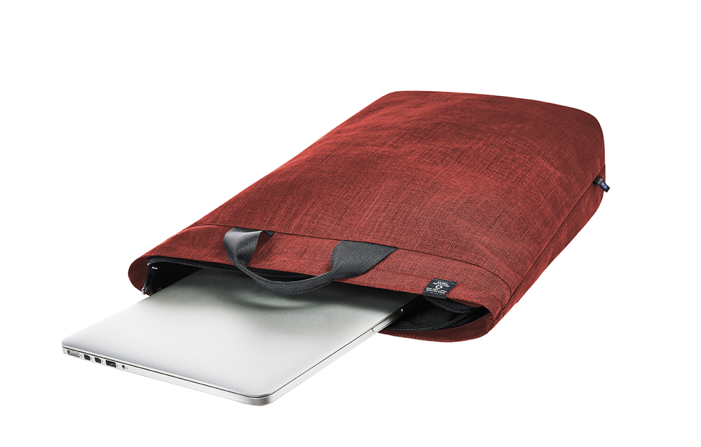 Laptop-Rucksack EUROPE rot meliert