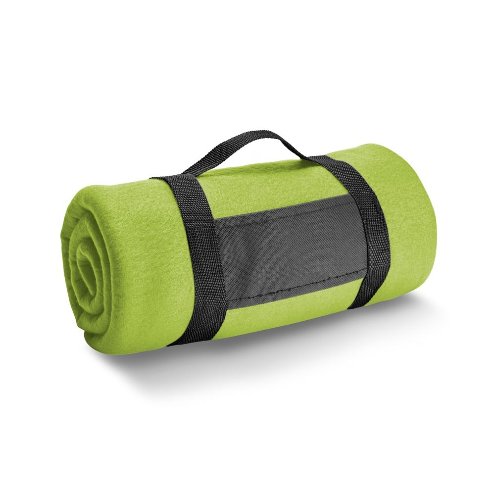 THORPE Fleecedecke (180 g/m²) mit abnehmbarem Griff hellgrün